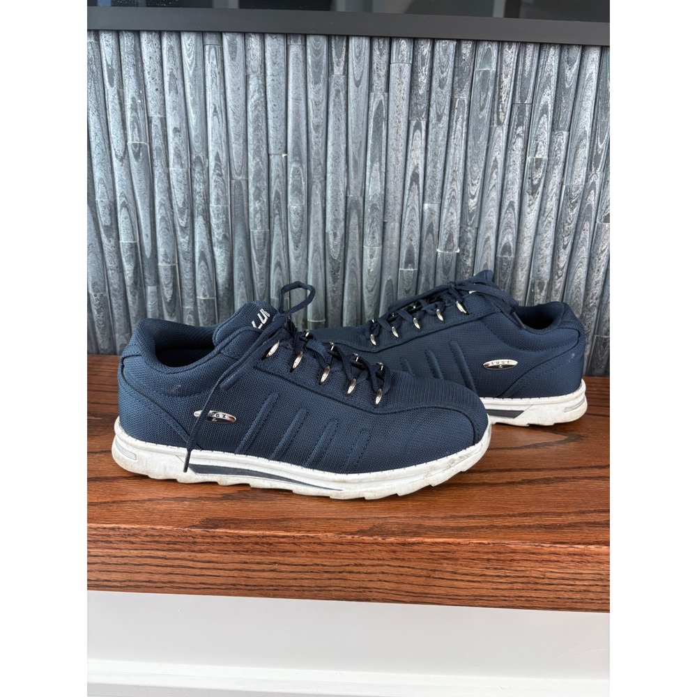 Lugz Changeup Mens Navy Blue Textile Low Top Sneakers MCHG2T-411 Size 10
